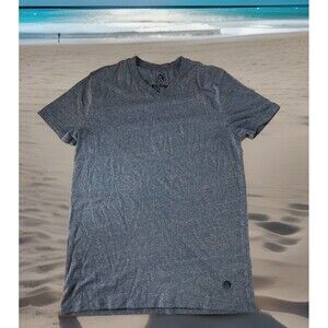 Mr. Swim Men’s V-Neck Heather Blue Short Sleeve T-Shirt Size Medium